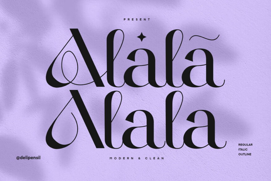 ALALA – Modern Serif Typeface