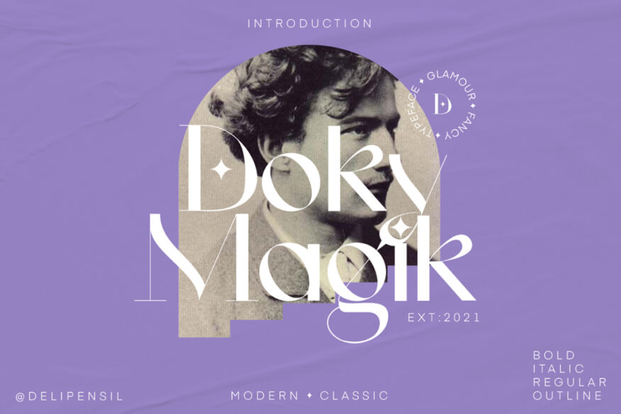 Doky Magik – Modern Serif Typeface