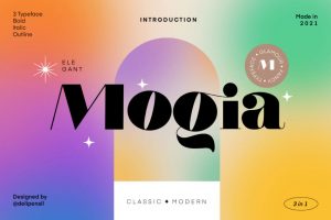 Mogia – Modern Classic Typeface