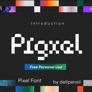 Free Pigxel – Pixel Modern Typeface